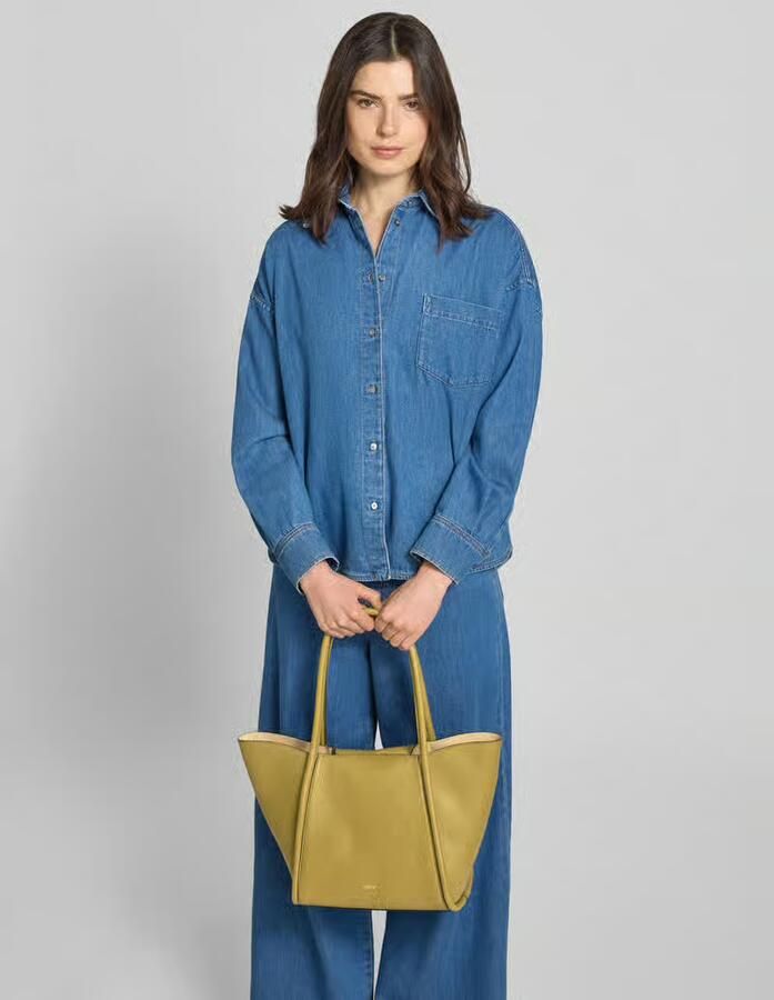 Abro Tote tas van echt leer model 'Willow' - Foto 2