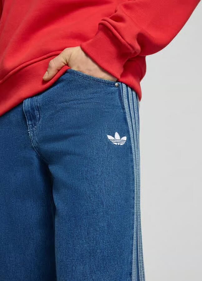 Adidas Originals Denim Firebird Broek Men Spijkerbroeken blauw Kleding - Foto 5