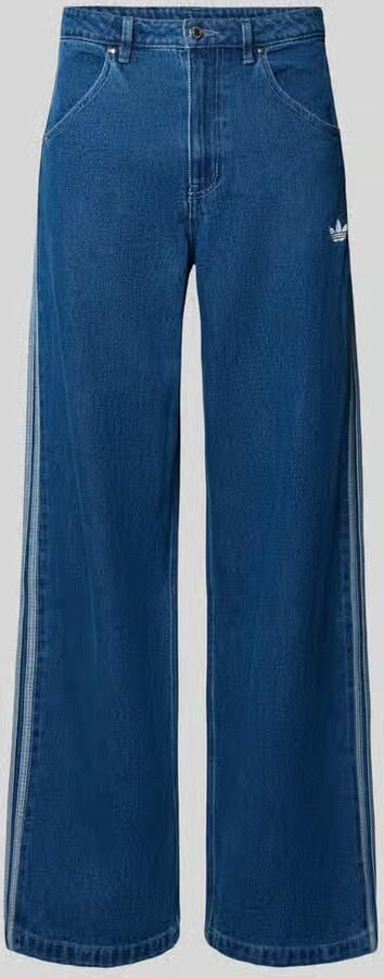 Adidas Originals Denim Firebird Broek Men Spijkerbroeken blauw Kleding - Foto 8