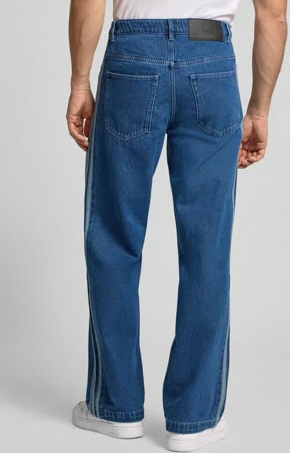 Adidas Originals Denim Firebird Broek Men Spijkerbroeken blauw Kleding - Foto 5