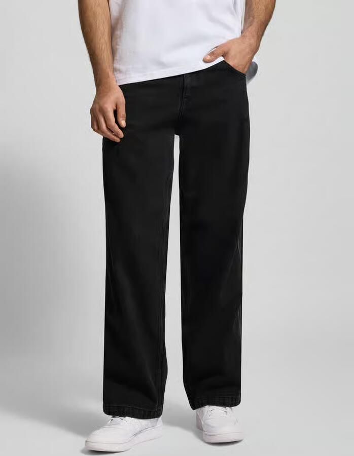 Adidas Originals Denim Firebird Broek Men Spijkerbroeken zwart Kleding - Foto 7