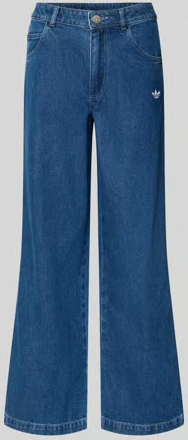 Adidas Originals Spijkerbroek met 3 Strepen Broeken in blauw formaten: 28 32 - Foto 6