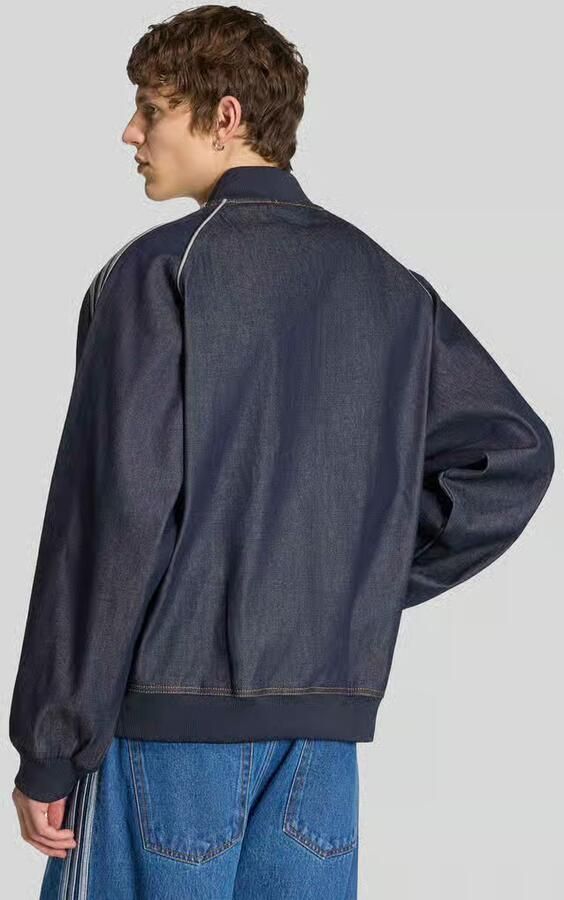 Adidas Originals Loose fit jeansjack van puur katoen met gestikt logo - Foto 7
