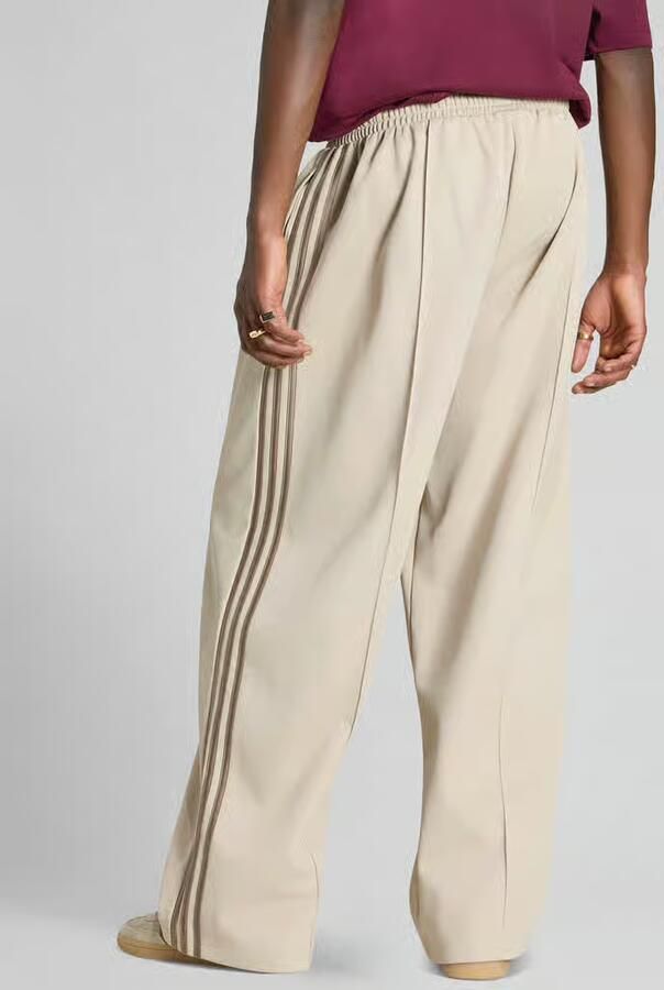 Adidas Originals Loose fit sweatbroek van katoenmix met persplooien