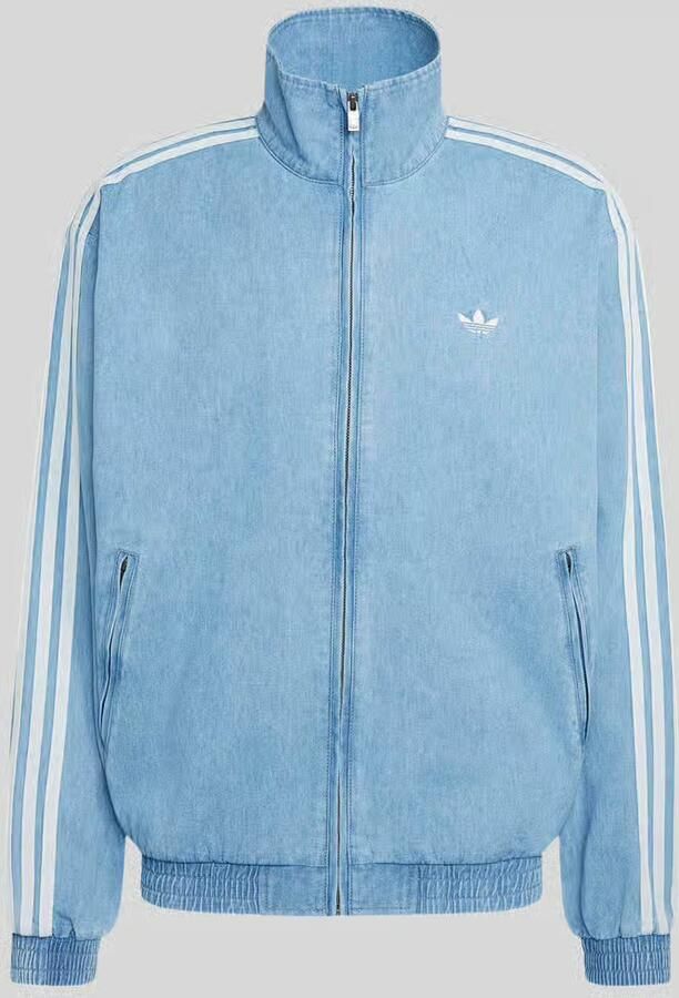 Adidas Originals loose fit trainingsjack van katoenmix model 'FIREBIRD'