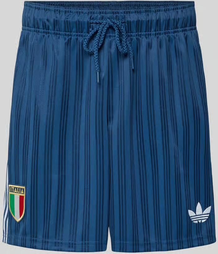 Adidas Originals loose fit tricotshort met FIGC-applicatie - Foto 8