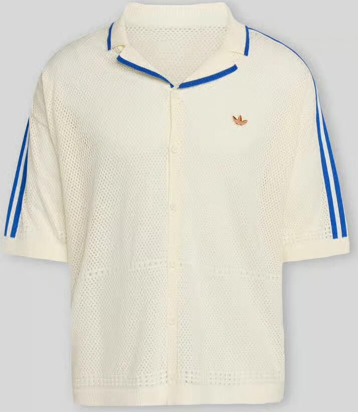 Adidas Originals loose fit vrijetijdsoverhemd van puur katoen - Foto 4
