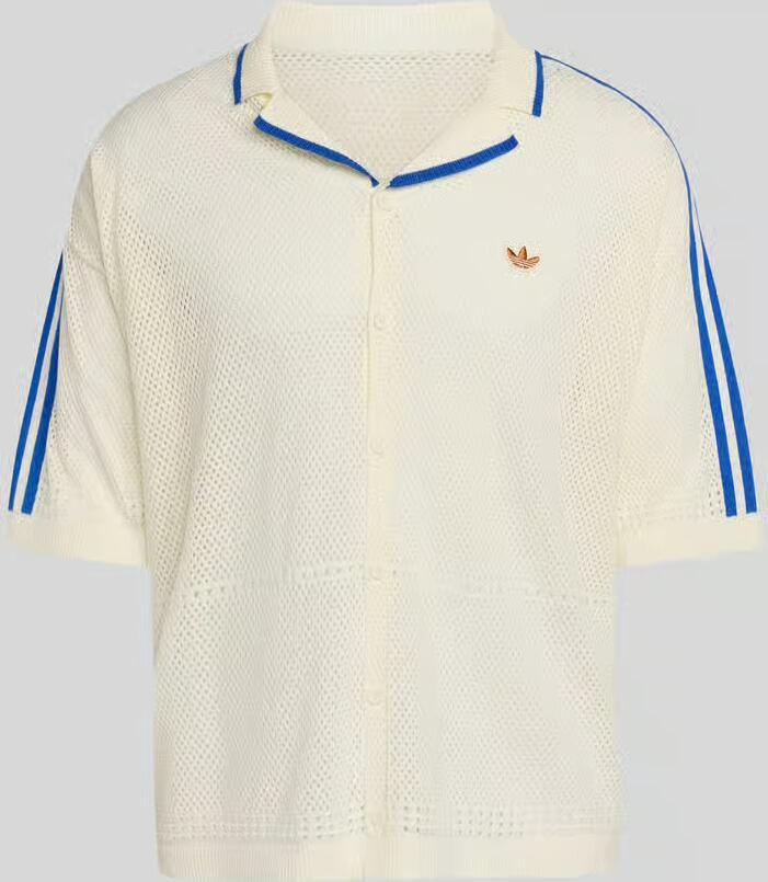 Adidas Originals loose fit vrijetijdsoverhemd van puur katoen