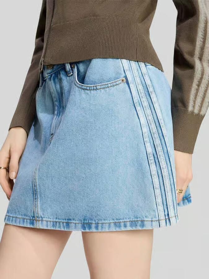 Adidas Originals Mini-rok van pure katoen in 5-pocketmodel