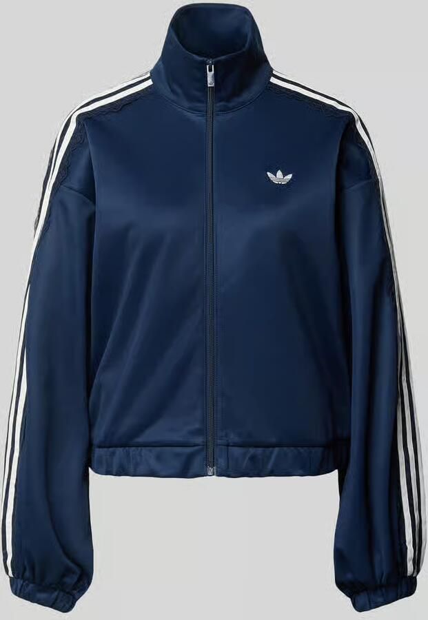 Adidas Originals Oversized sweatjack van katoenmix model 'LACE OVERSIZED'