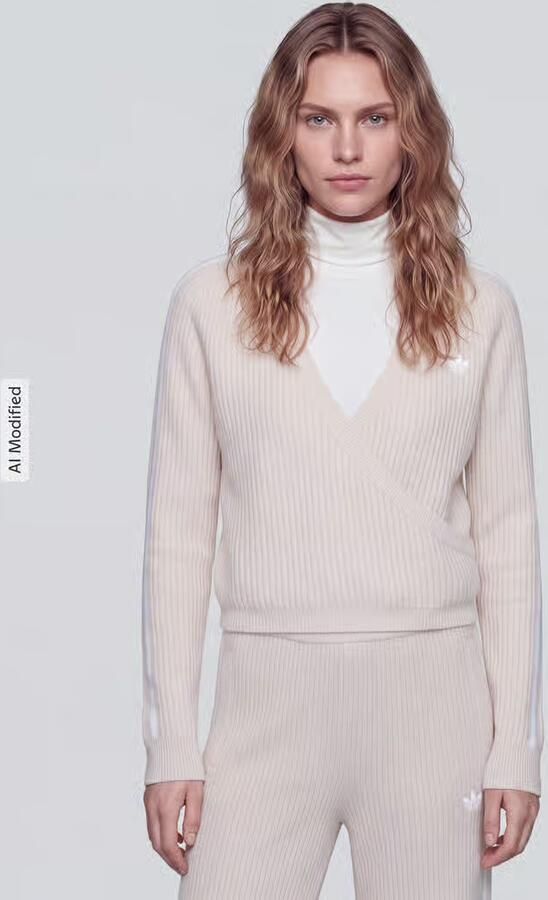 Adidas Originals Pullover met wikkellook model: 'Jennie' - Foto 3