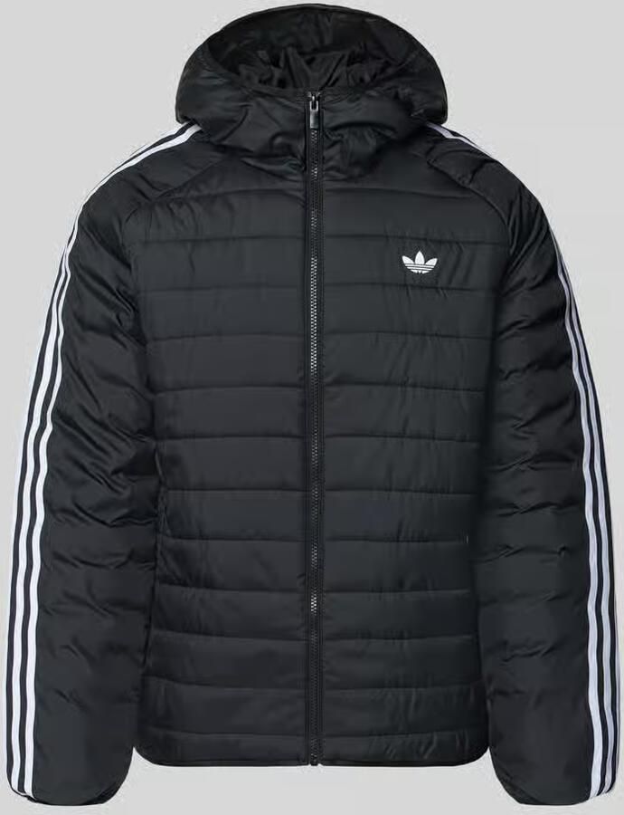 Adidas Originals Regular fit gewatteerd jack met logoprint