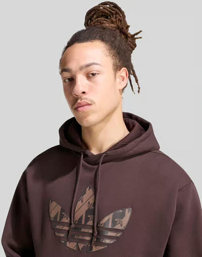 Adidas Originals Regular fit hoodie van katoenmix met logoprint