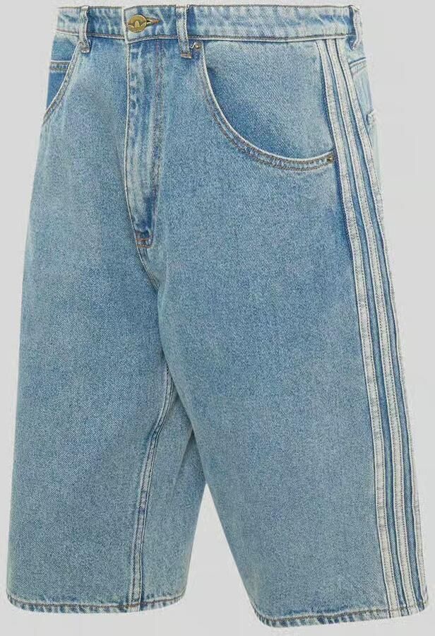 Adidas FIREBIRD ADICOLOR MID-RISE STRAIGHT LEG DENIM JORT - Foto 7