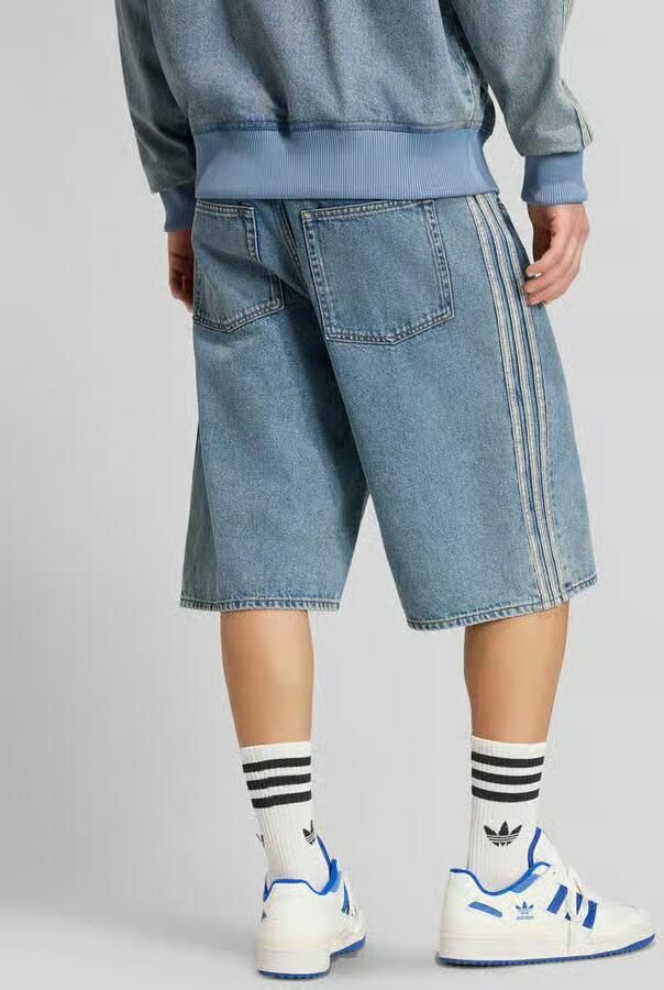 Adidas Originals Firebird Denim Shorts Blauw- Heren Blauw - Foto 8