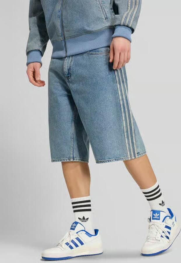 Adidas Originals Firebird Denim Shorts Blauw- Heren Blauw - Foto 9