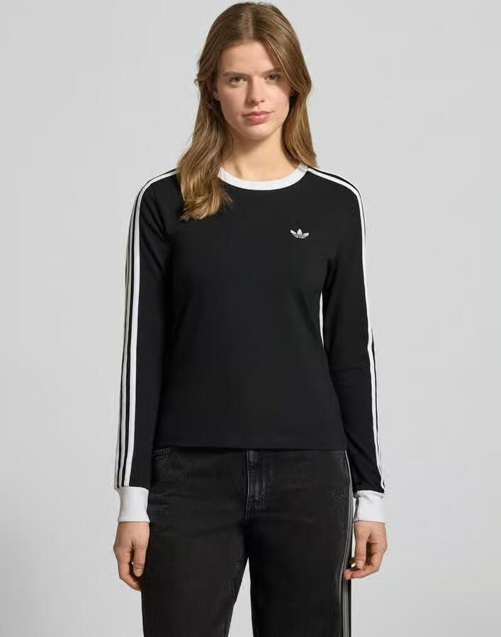 Adidas Originals Regular Fit langarmshirt van katoenmix