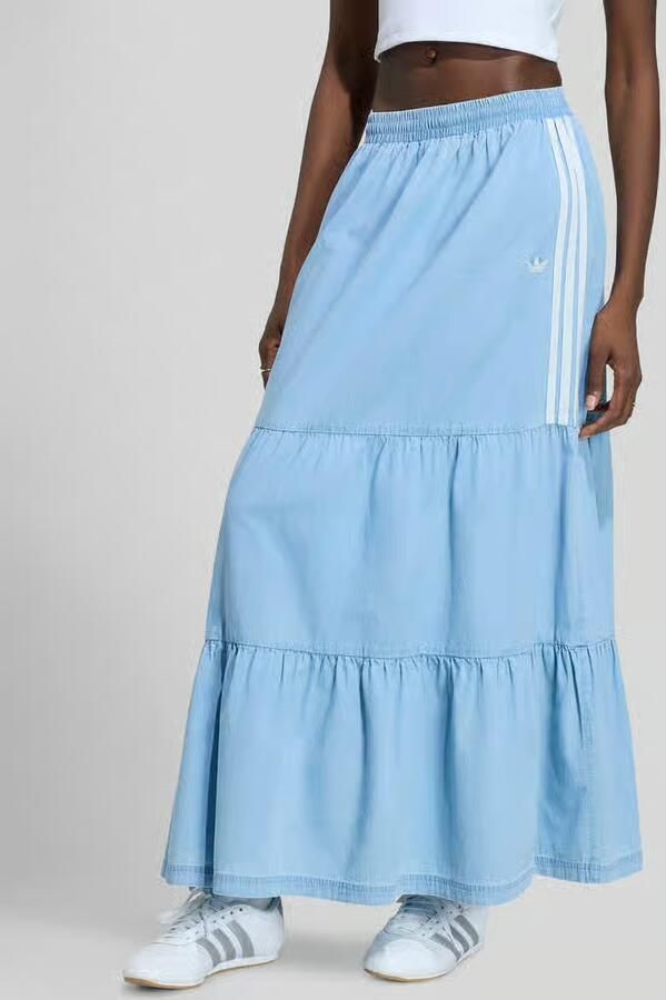 Adidas Originals regular fit maxi-rok van puur katoen - Foto 4