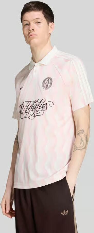 Adidas Originals All Over Print Football Jersey Roze- Heren Roze - Foto 3
