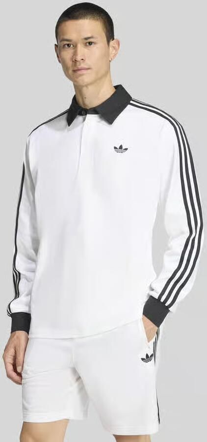 Adidas Originals regular fit rugbys shirt van puur katoen met gestikt logo - Foto 7