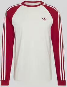 Adidas Originals Regular fit shirt met lange mouwen van pure katoen met gestikt logo