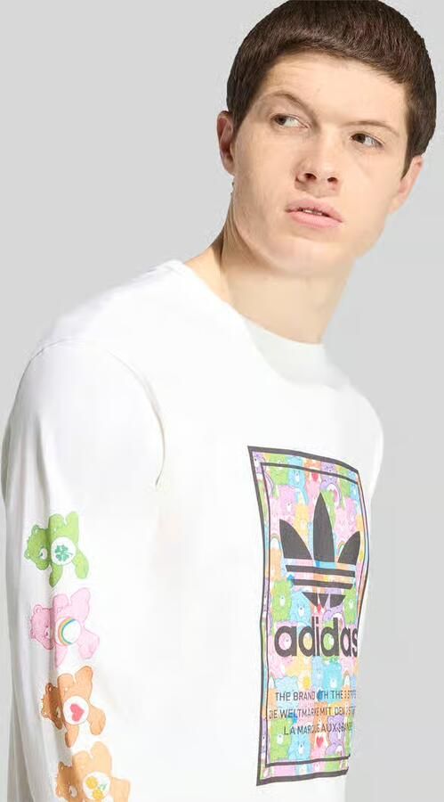 Adidas Originals regular fit shirt met lange mouwen van puur katoen