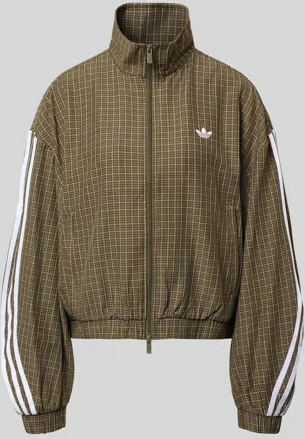 Adidas Originals 3-Stripes Checks Tartan Track Top Groen- Dames Groen