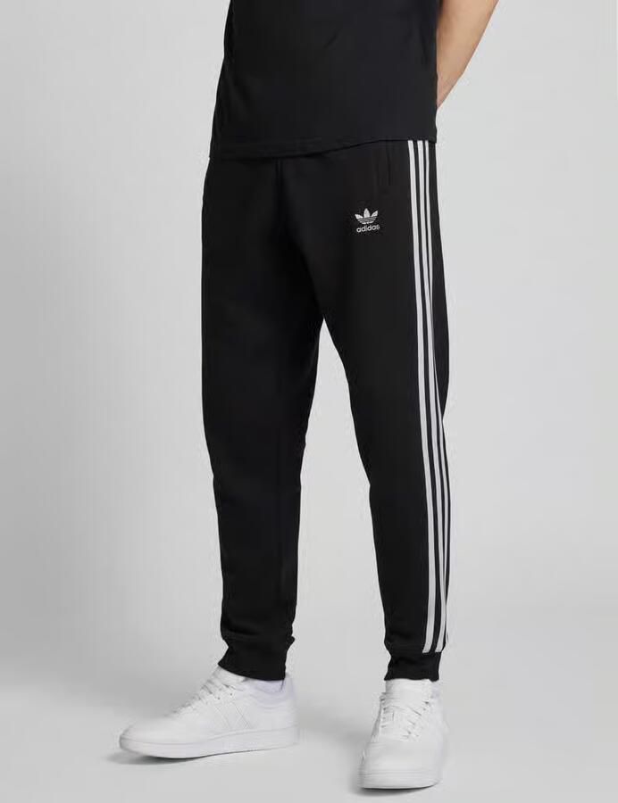 Adidas Originals Regular fit sweatpants met labelstitching model '3-STRIPES' - Foto 6