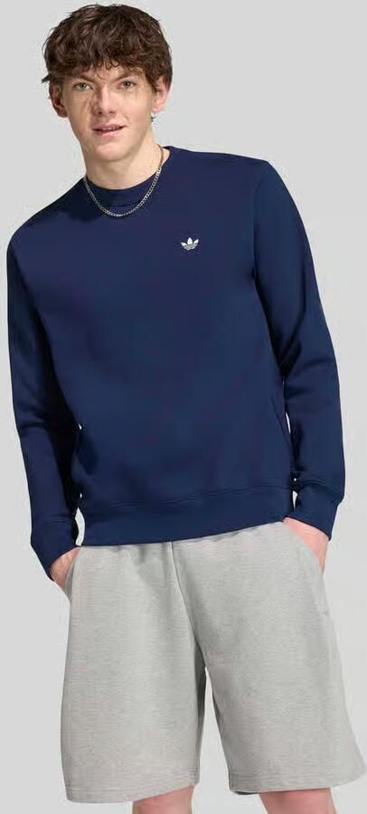 Adidas Originals Trefoil Essential Crew Sweatshirt Blauw- Heren Blauw - Foto 6