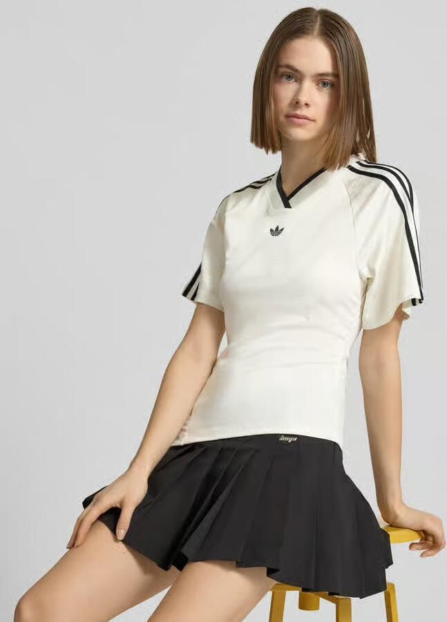 Adidas Originals regular fit T-shirt met asymmetrisch model
