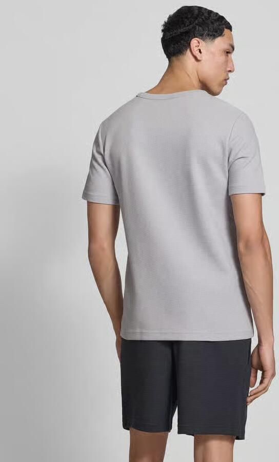 Adidas Originals Trefoil Essentials Waffle T-shirt Grijs- Heren Grijs