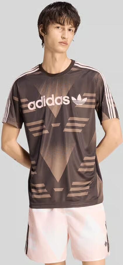 Adidas Originals regular fit T-shirt met labelopschrift