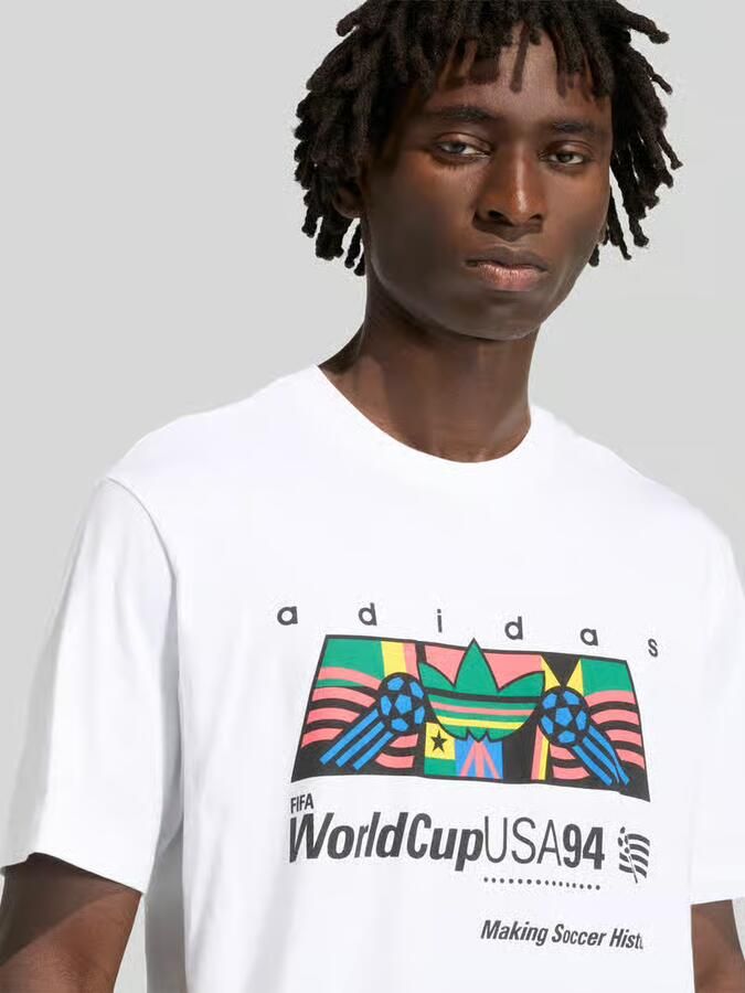 Adidas Originals Africa Graphic T-Shirt Wit- Heren Wit