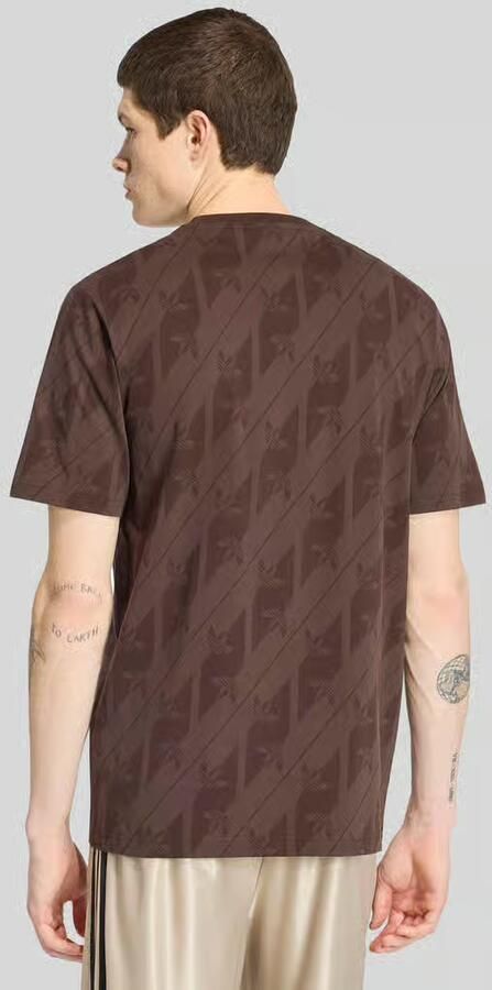 Adidas Originals regular fit t-shirt van puur katoen met all-over logomotief - Foto 5