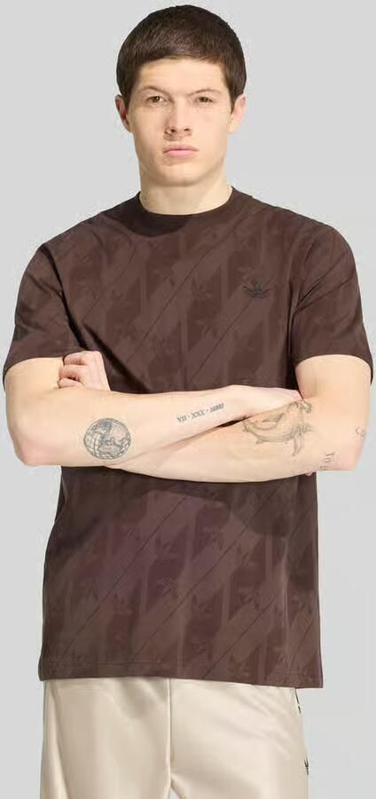 Adidas Originals regular fit t-shirt van puur katoen met all-over logomotief - Foto 6