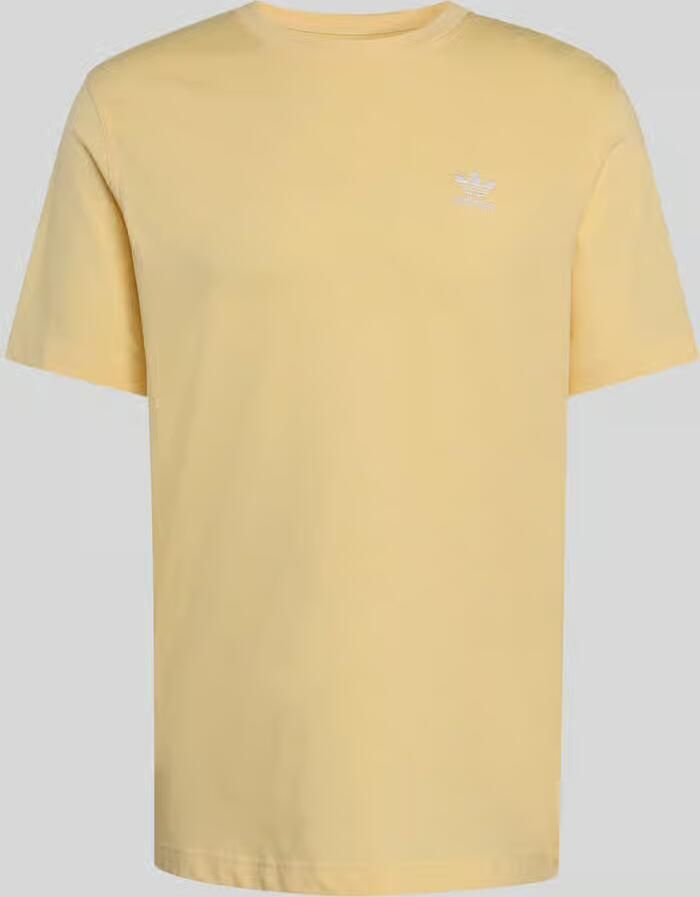 Adidas Originals Regular fit T-shirt van puur katoen met logo-stitching