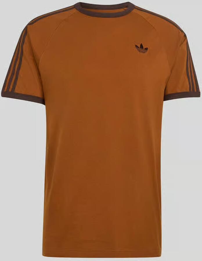 Adidas Originals Regular fit T-shirt van puur katoen met logo-stitching