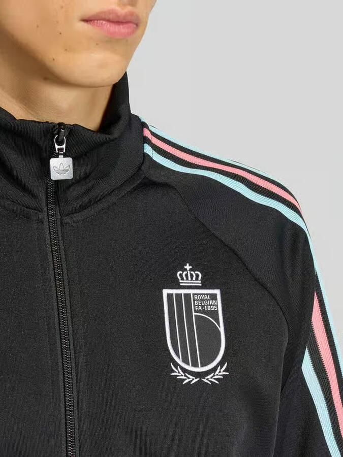 Adidas Originals regular fit trainingsjack België met katoen - Foto 7