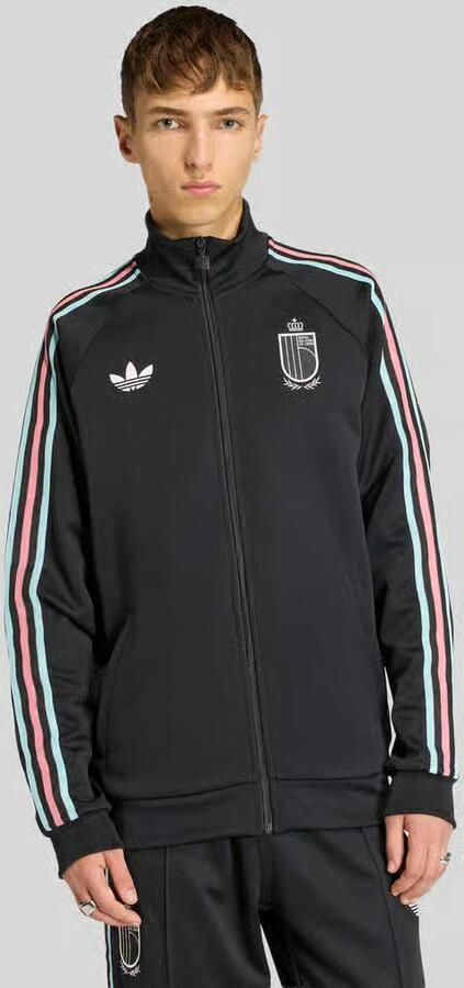 Adidas Originals regular fit trainingsjack België met katoen - Foto 10