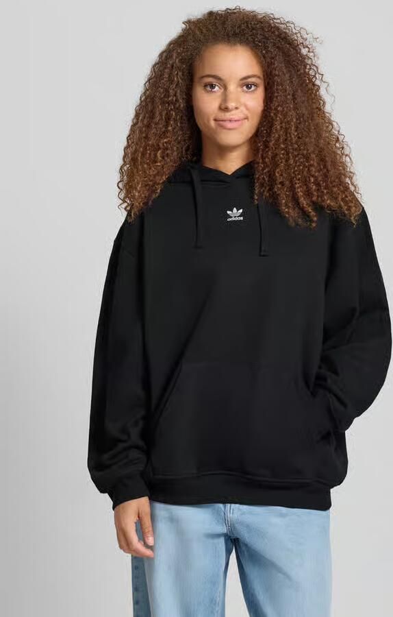 Adidas Originals Essentials Loose French Terry Hoodie Zwart- Dames Zwart - Foto 4