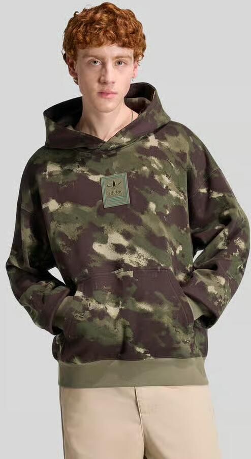 Adidas Originals relaxed fit hoodie van pure katoen model 'CAMO' - Foto 6