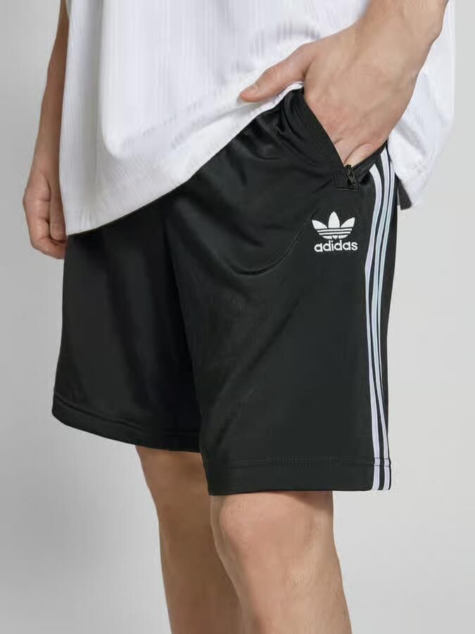 Adidas Originals Regular fit korte trainingsbroek met labelstitching model 'FBIRD' - Foto 3