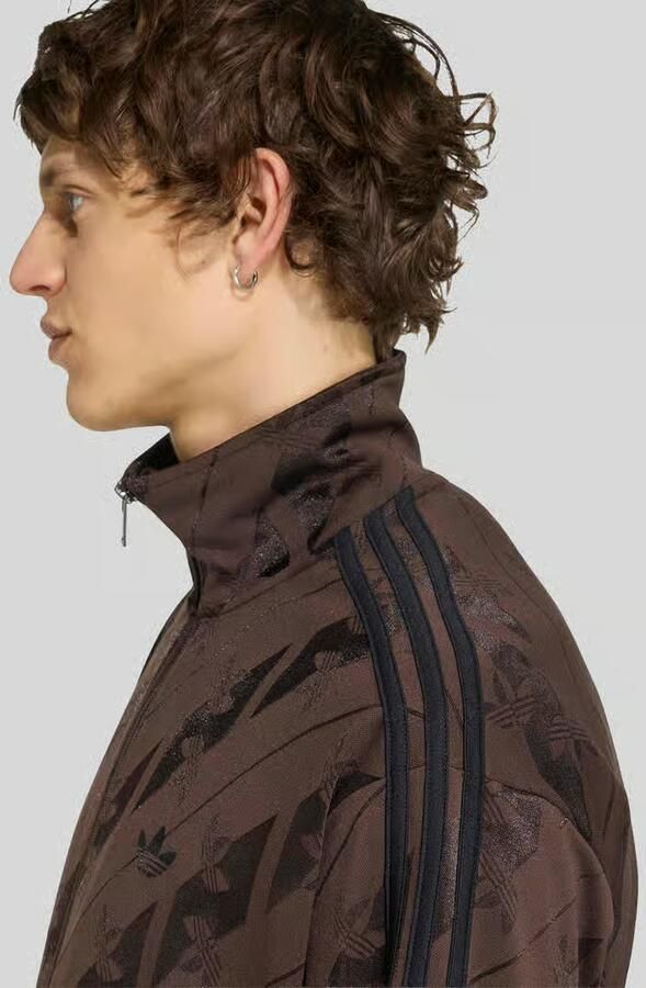 Adidas Originals relaxed fit sweatjack met all-over logoprint model 'FIREBIRD'