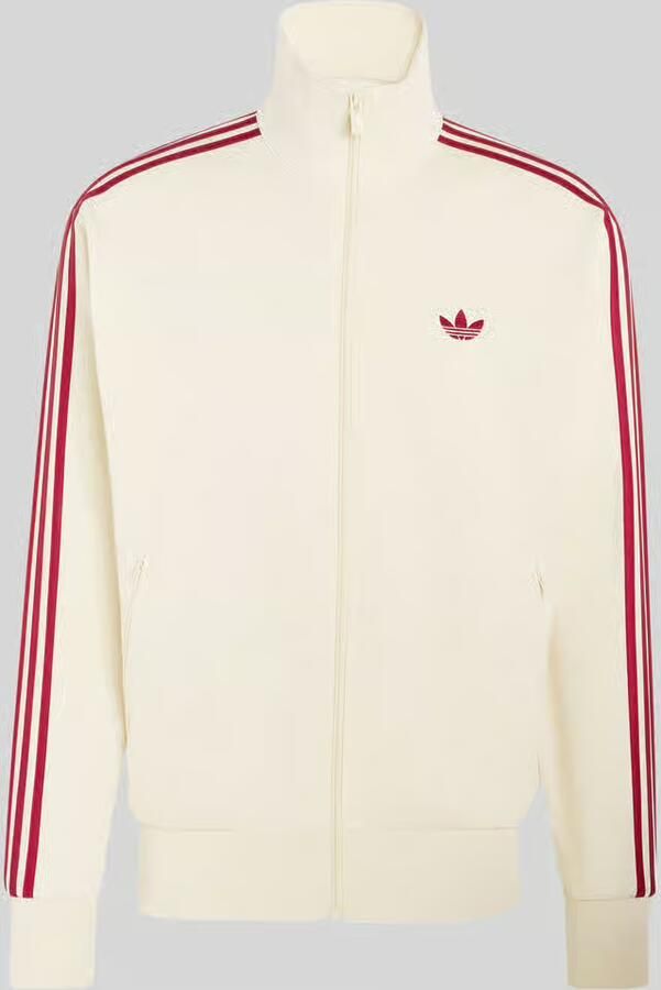 Adidas Originals relaxed fit sweatjack met gestikt logo en opstaande kraag