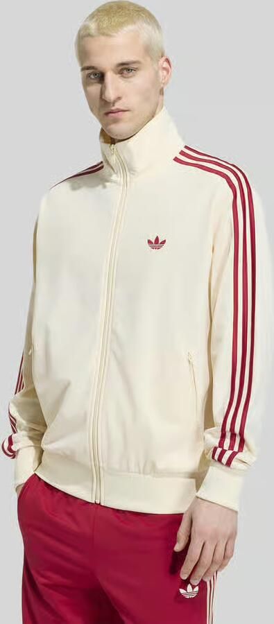 Adidas Originals relaxed fit sweatjack met gestikt logo en opstaande kraag - Foto 7