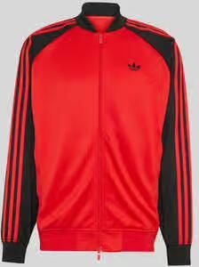 Adidas Originals relaxed fit sweatjack met gestikt logo en tweewegritssluiting