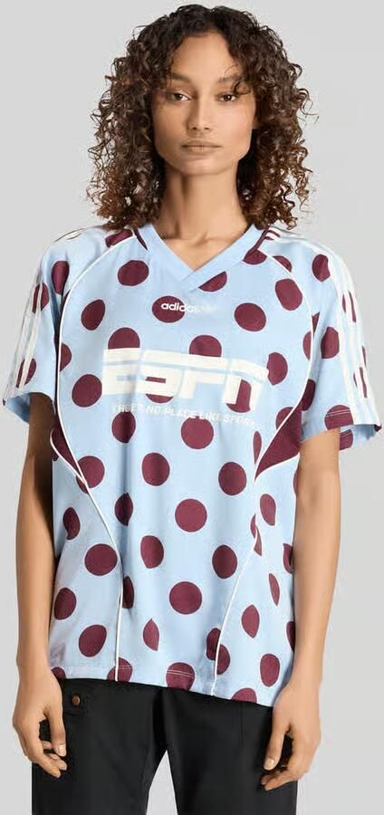 Adidas Originals relaxed fit T-shirt tricot met all-over motief - Foto 7