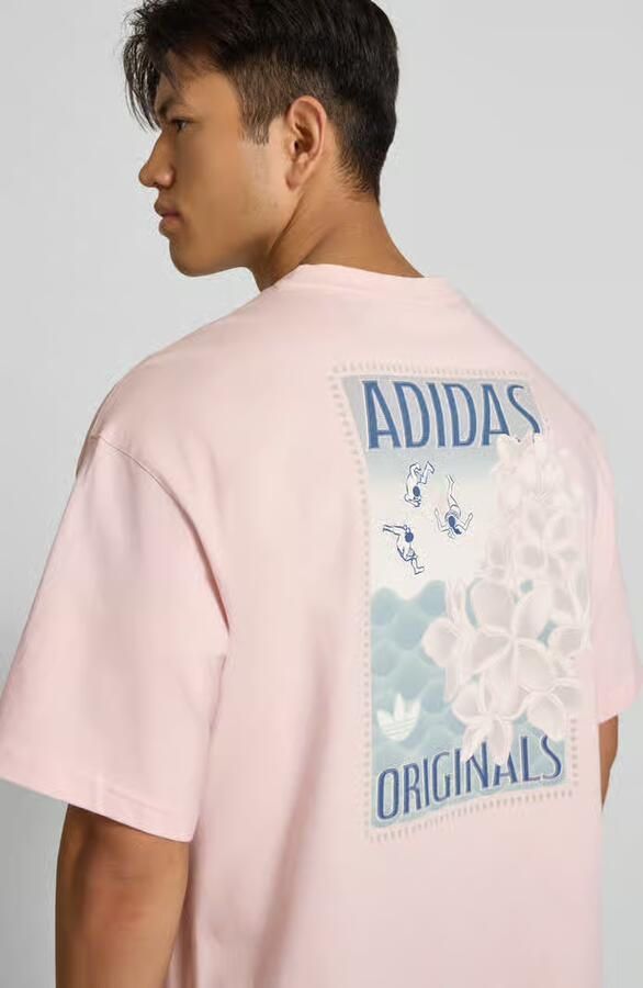 Adidas Originals relaxed fit t-shirt van pure katoen model 'SUMMER GRAPHIC' - Foto 2