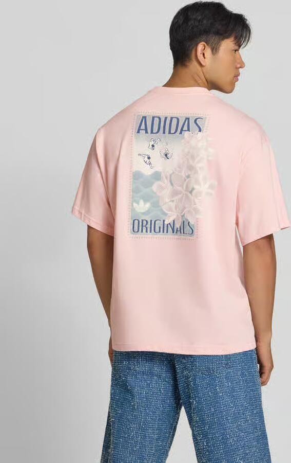 Adidas Originals relaxed fit t-shirt van pure katoen model 'SUMMER GRAPHIC'