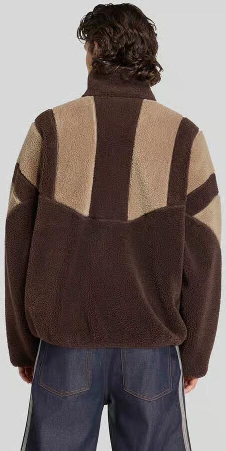 Adidas Originals relaxed fit teddyjack met geborduurd logo